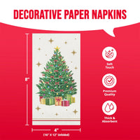 Sparkling Spruce Guest Towels 7.75