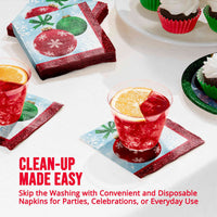 Holiday Glimmer Beverage Napkins 5