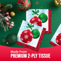 Holiday Glimmer Beverage Napkins 5