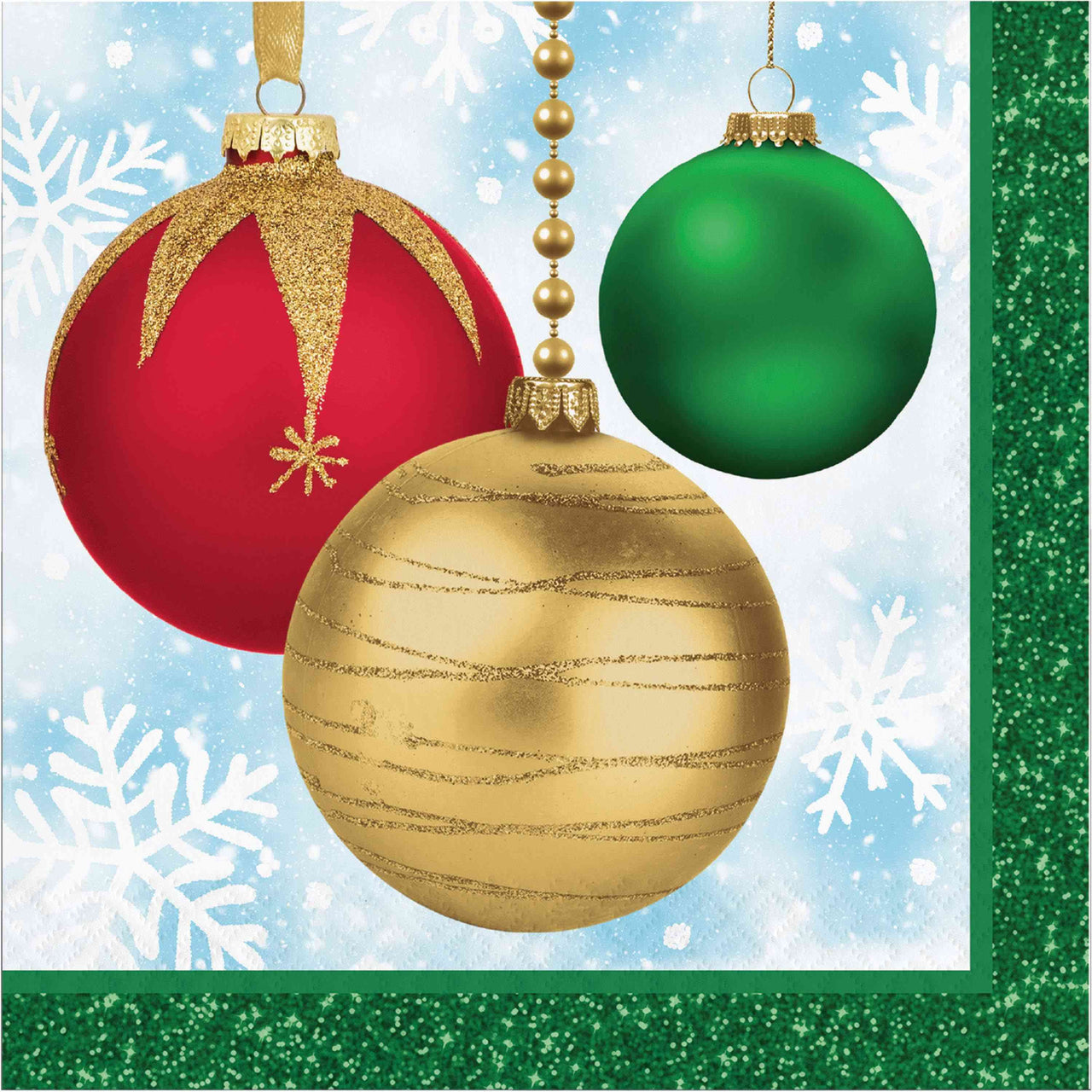 Holiday Glimmer Luncheon Napkins 6.5" x 6.5"