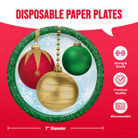 Holiday Glimmer Luncheon Plates 7
