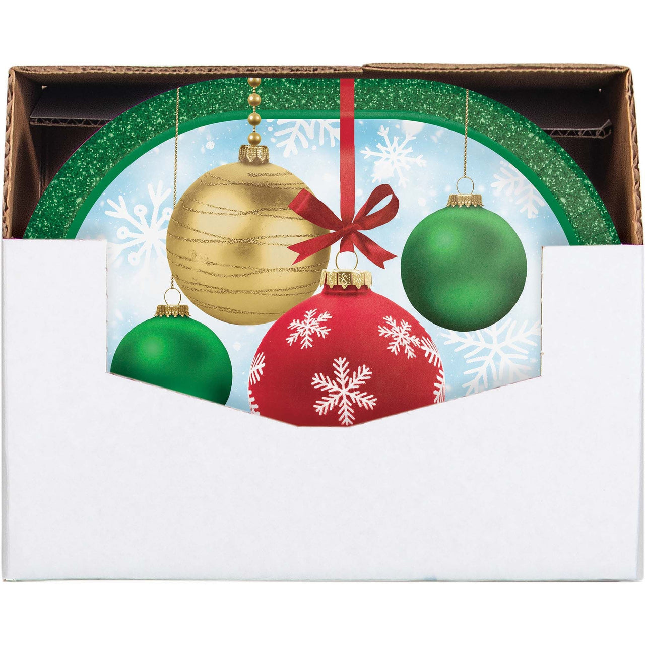 Holiday Glimmer Oval Platters 12"