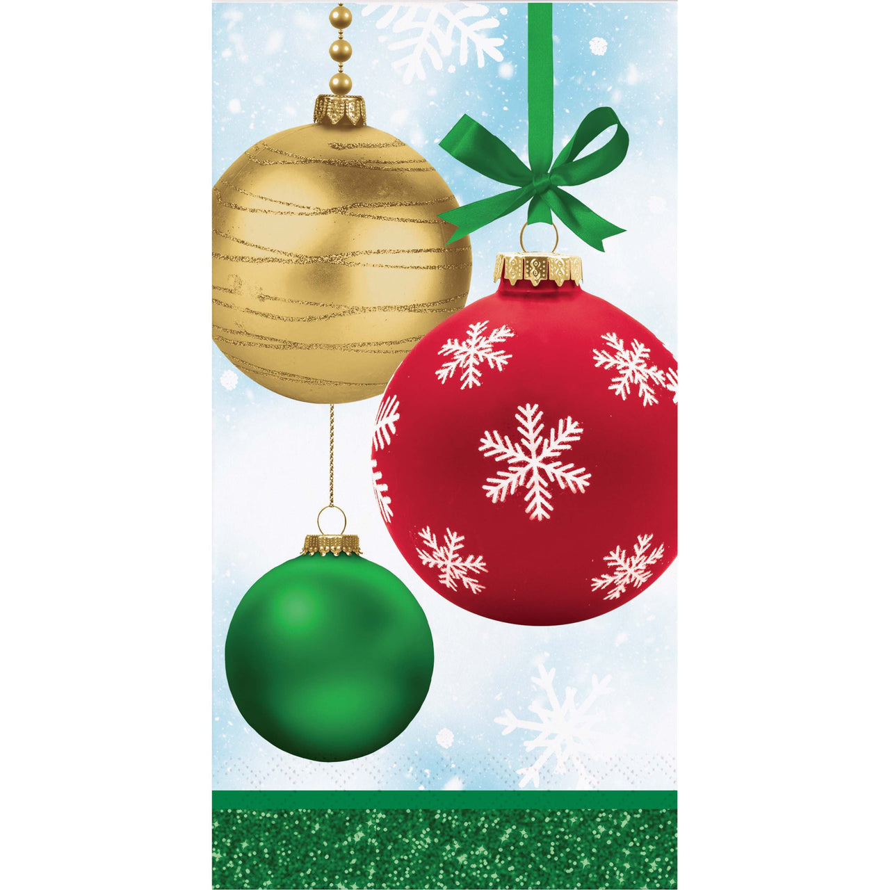 Holiday Glimmer Guest Towels 7.75" x 4.5"