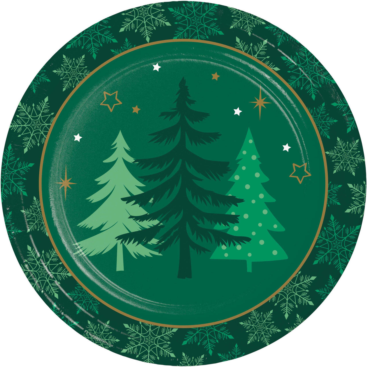 Winter Woods Luncheon Plates 7"