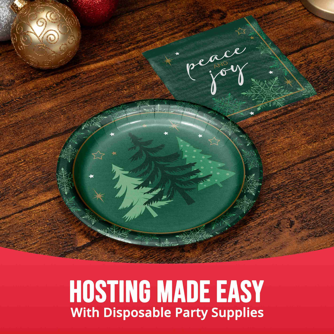 Winter Woods Luncheon Plates 7"