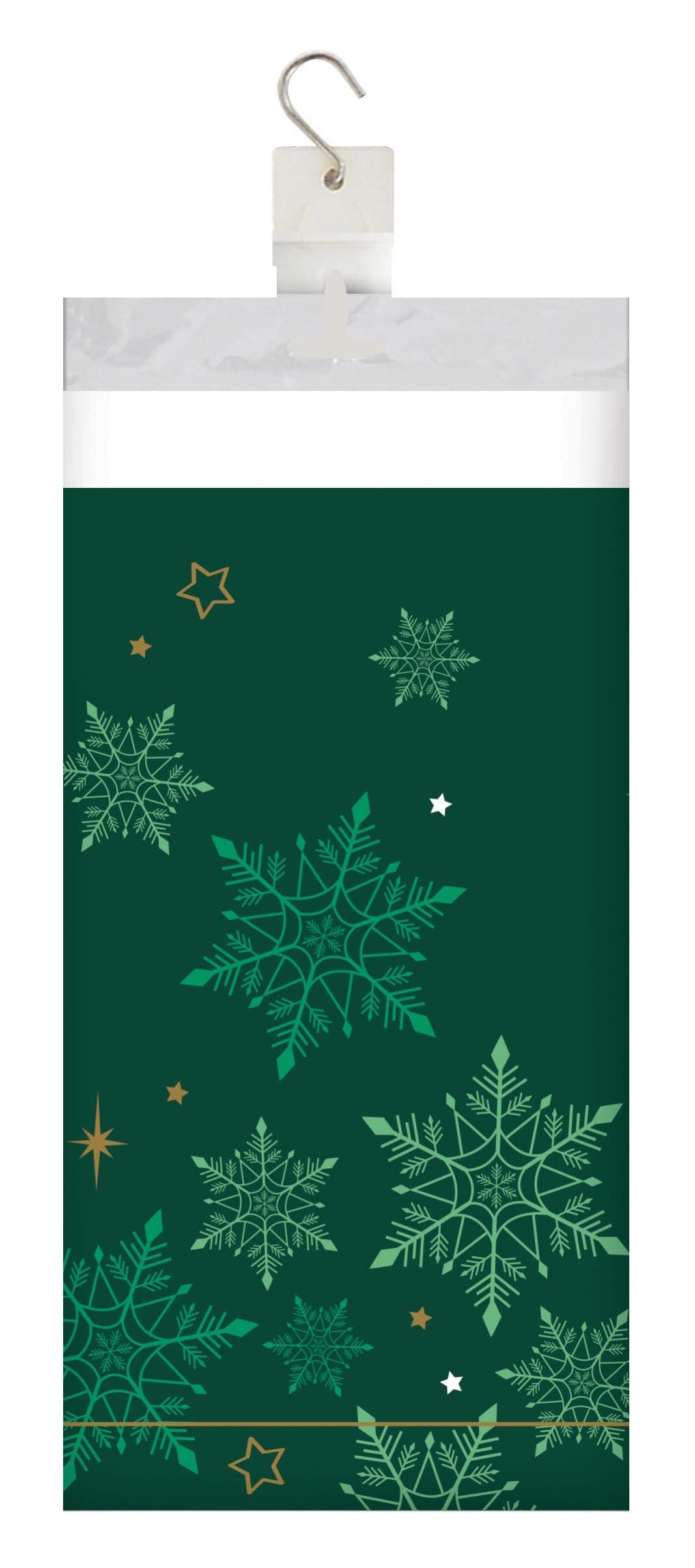 Winter Woods Plastic Tablecovers 54" x 96"