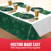 Winter Woods Plastic Tablecovers 54