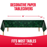 Winter Woods Plastic Tablecovers 54