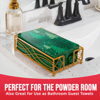 Winter Woods Guest Towels 7.75