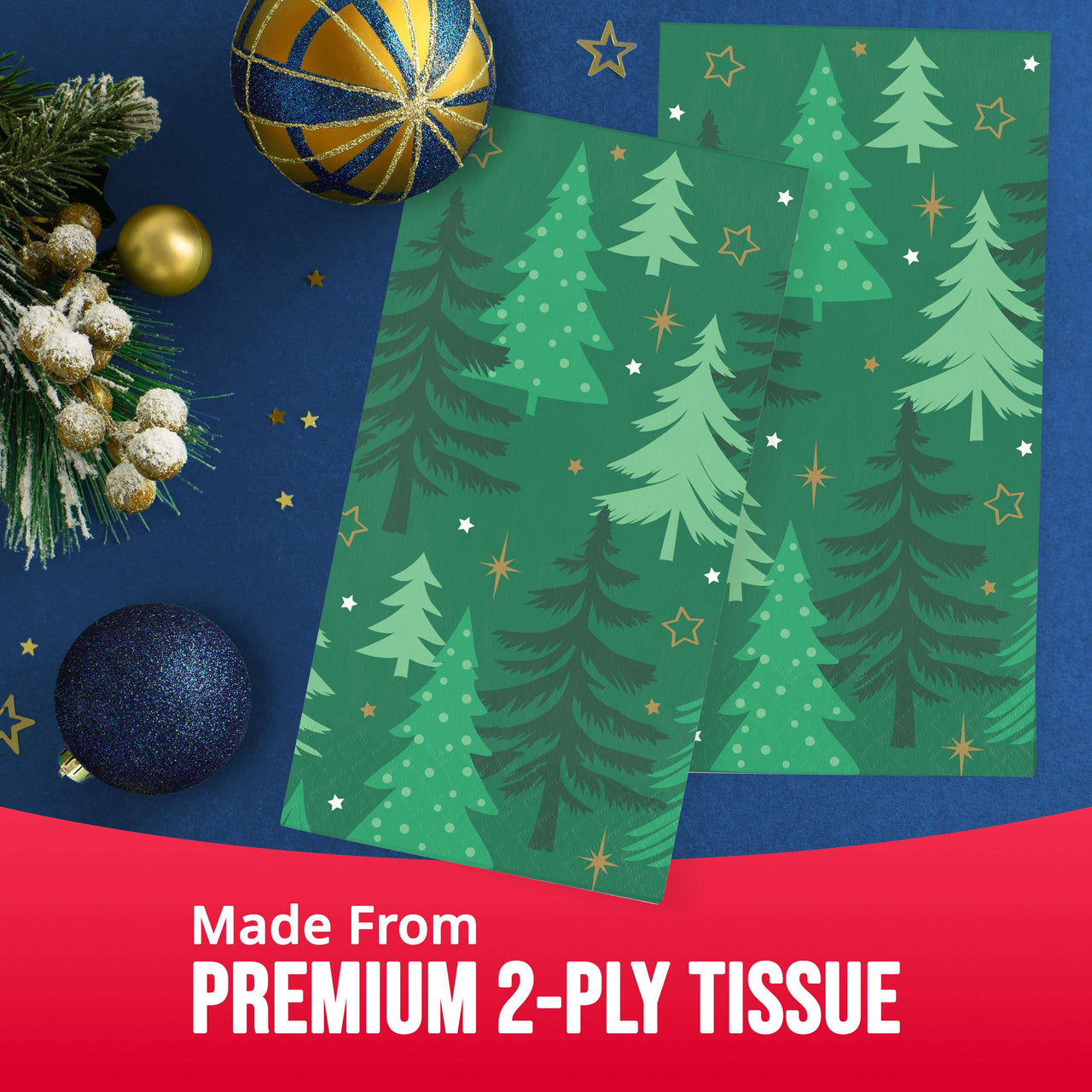 Winter Woods Guest Towels 7.75" x 4.5"