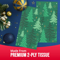 Winter Woods Guest Towels 7.75