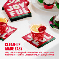 Holiday Hues Joyful Beverage Napkins 5