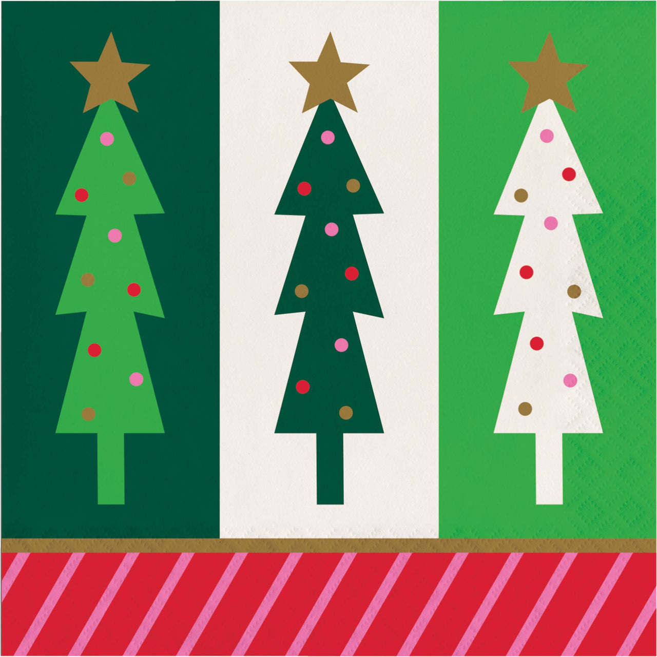 Holiday Hues Luncheon Napkins 6.5" x 6.5"
