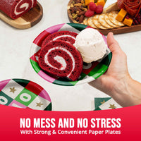 Holiday Hues Ho Ho Ho Luncheon Plates 7