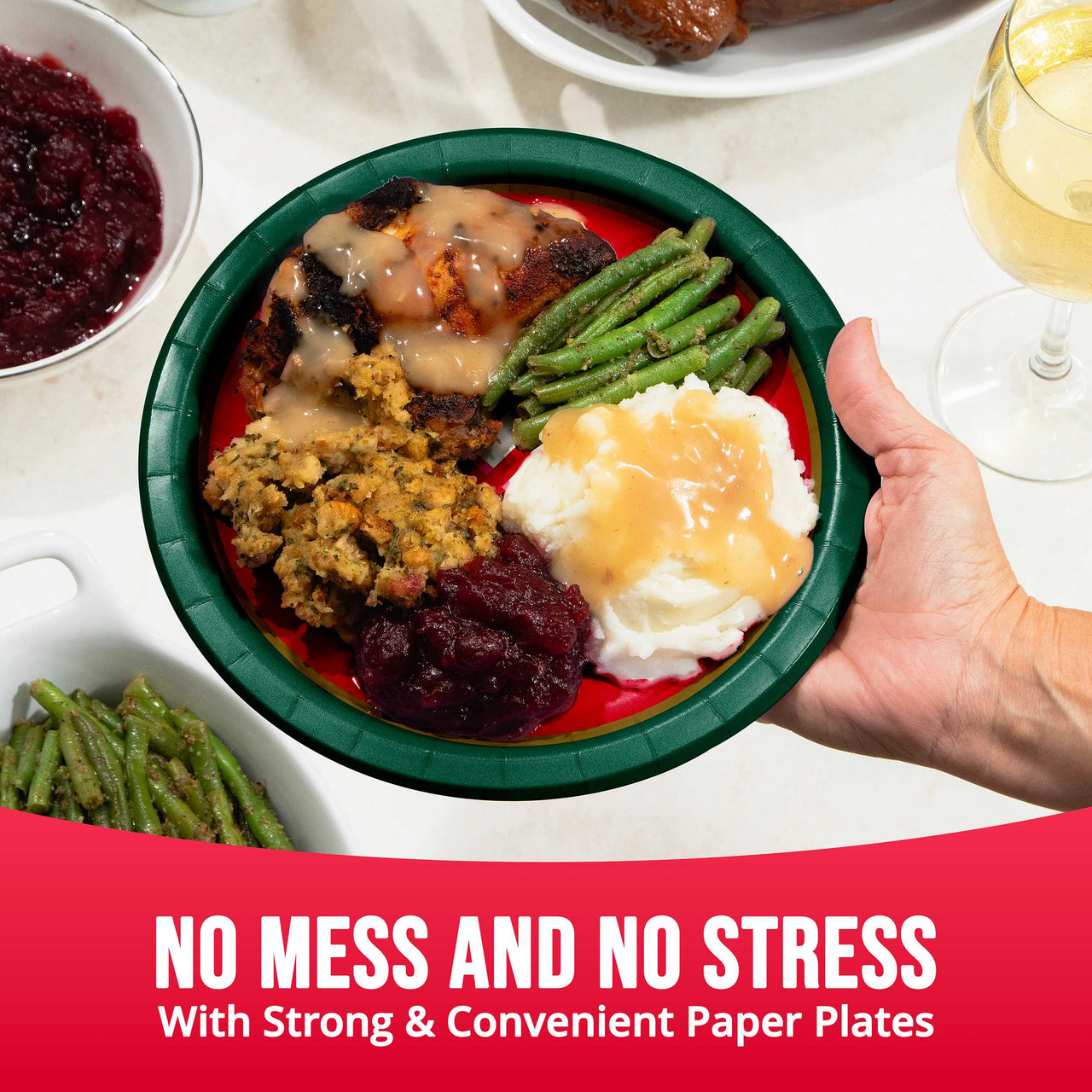 Holiday Hues Dinner Plates 9"