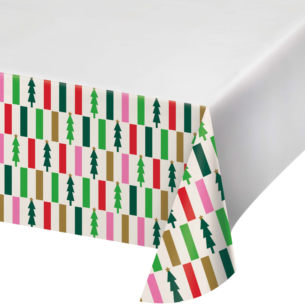 Holiday Hues Plastic Tablecovers 54" x 96"