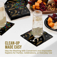 New Years Radiance 2027 Beverage Napkins 5