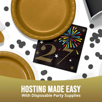 New Years Radiance 2027 Beverage Napkins 5