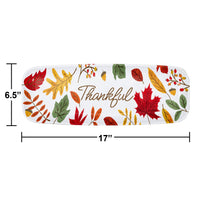 Thanksgiving Decor Fall Plastic Trays 17