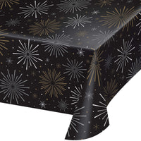 New Years Decor Plastic Tablecovers 54