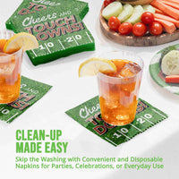 Fan Zone Cheers And Tdowns Beverage Napkins 5