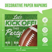 Fan Zone Lets Kickoff Beverage Napkins 5