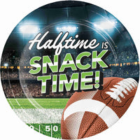 Fan Zone Halftime Is Snack Time Luncheon Plates 7