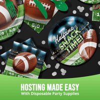 Fan Zone Halftime Is Snack Time Luncheon Plates 7