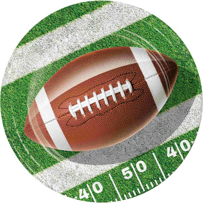 Fan Zone Football Luncheon Plates 7"
