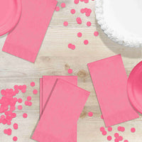 Candy Pink Guest Towels 7.75