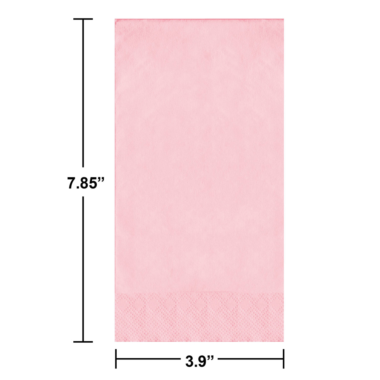 Classic Pink Guest Towels 7.75" x 4.5"