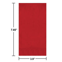 Classic Red Guest Towels 7.75