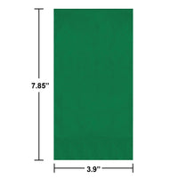 Emerald Green Guest Towels 7.75