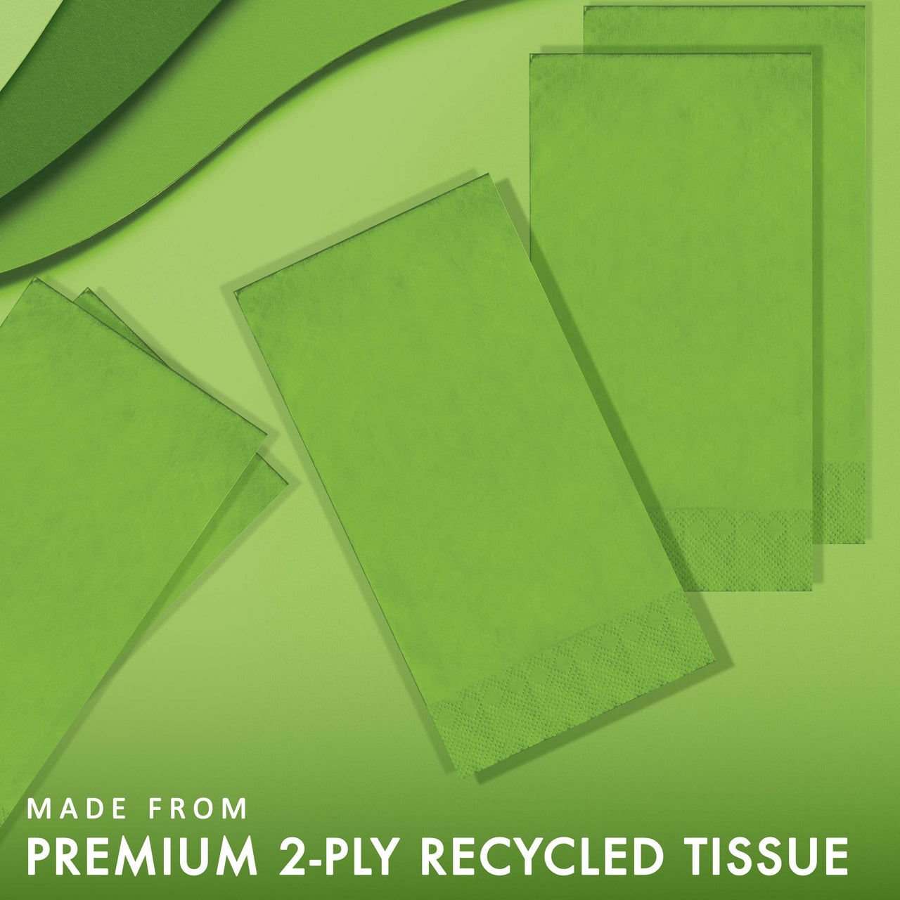 Fresh Lime Guest Towels 7.75" x 4.5"