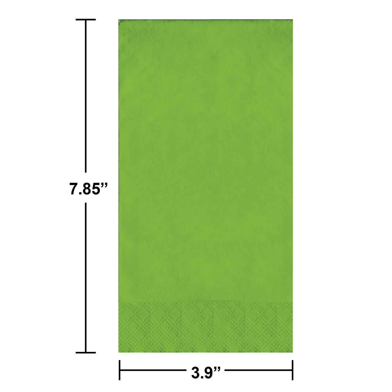 Fresh Lime Guest Towels 7.75" x 4.5"
