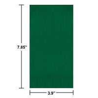 Hunter Green Guest Towels 7.75