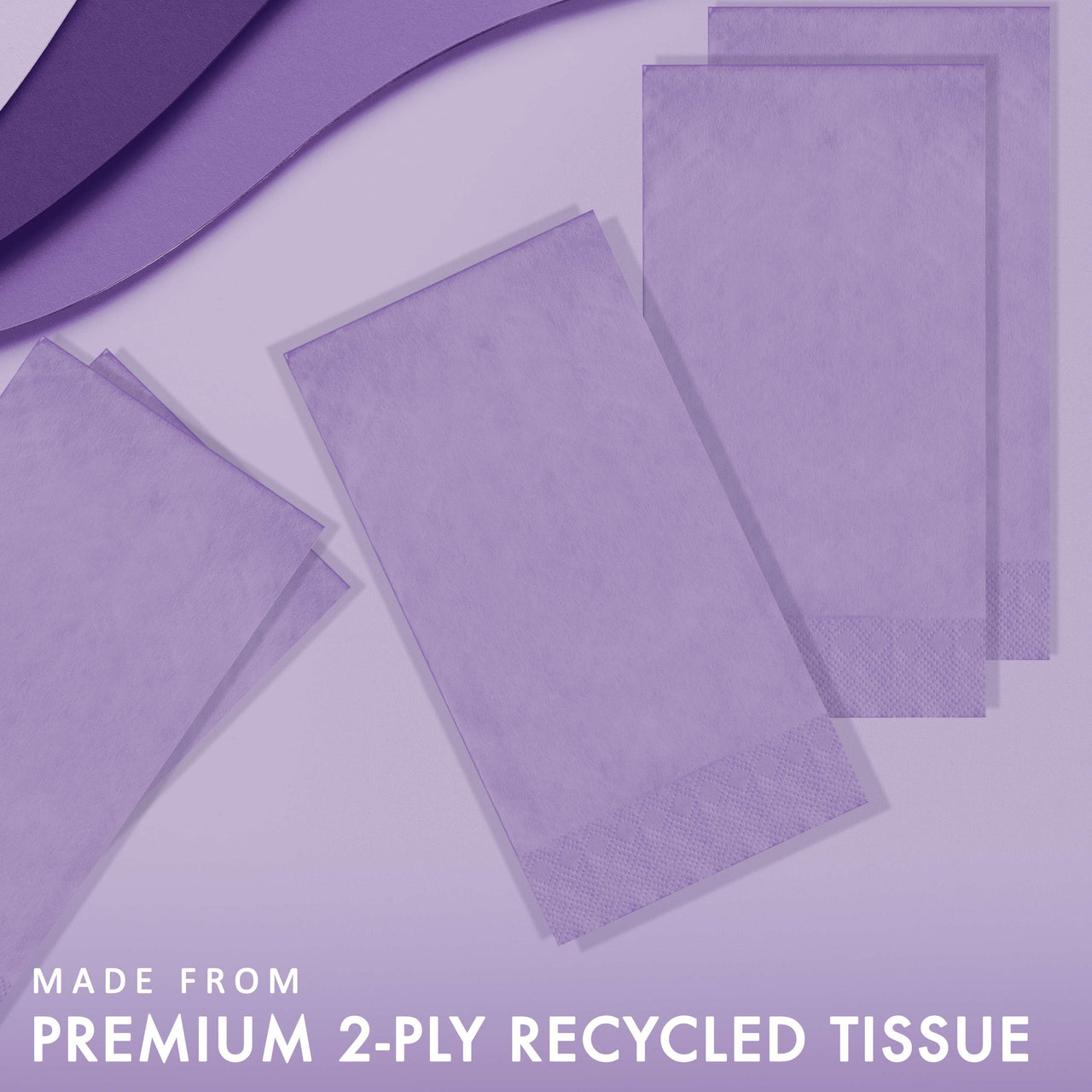 Luscious Lavender Guest Towels 7.75" x 4.5"