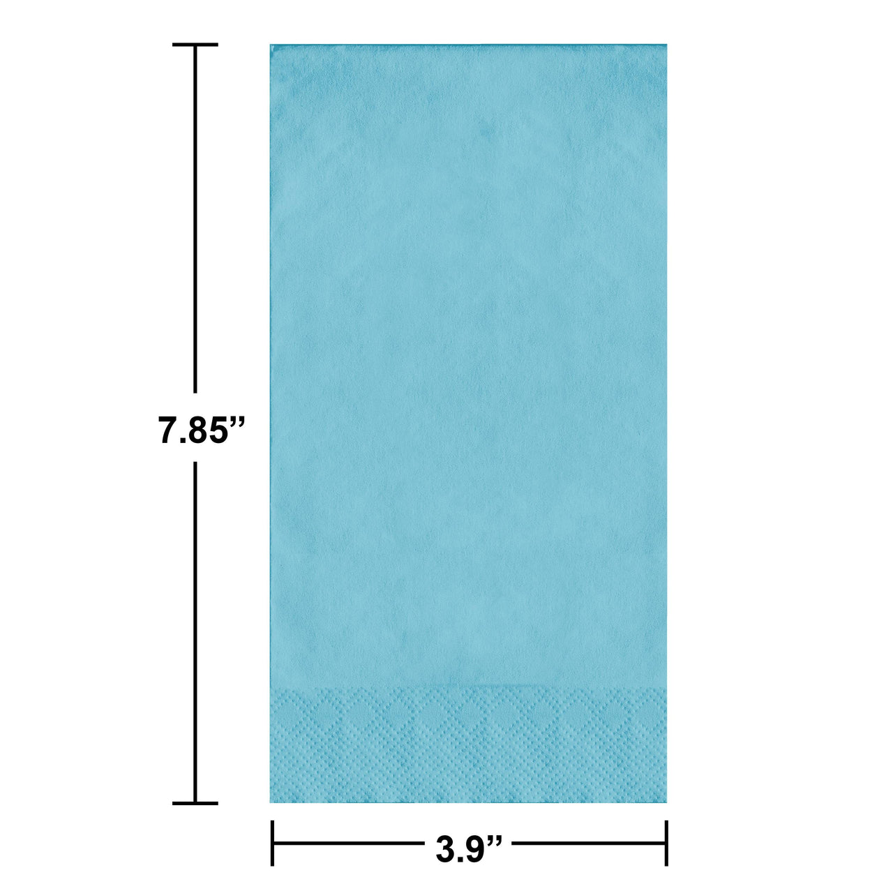 Pastel Blue Guest Towels 7.75" x 4.5"