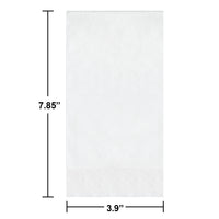White Guest Towels 7.75