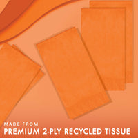 Sunkissed Orange Guest Towels 7.75