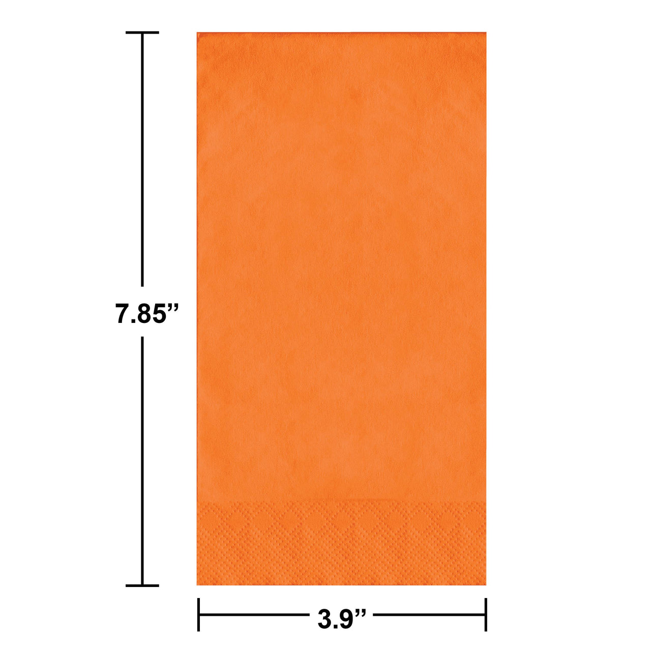 Sunkissed Orange Guest Towels 7.75" x 4.5"