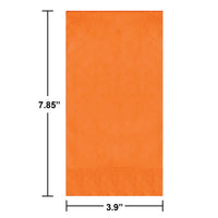 Sunkissed Orange Guest Towels 7.75