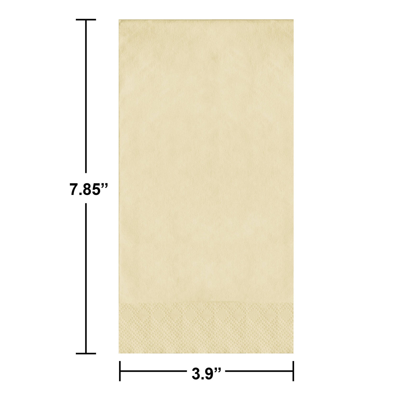 Ivory Guest Towels 7.75" x 4.5", 100 ct