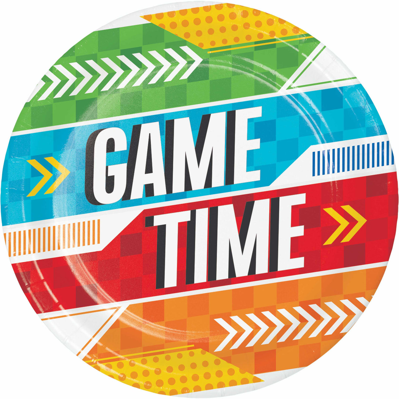 Sports Spirit Game Time Luncheon Plates 7"