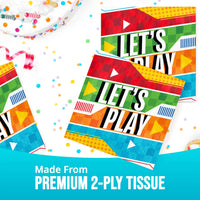 Sports Spirit Lets Play Luncheon Napkins 6.5