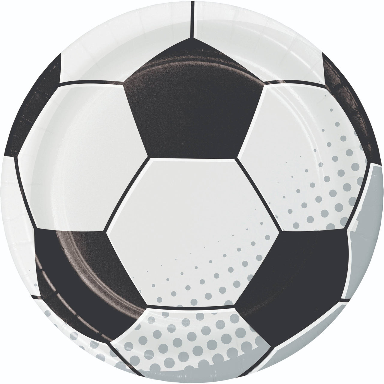 Sports Spirit Soccer Dinner Plates 9"