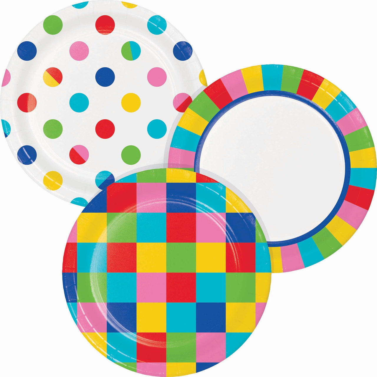 Bright Vibes Asst Luncheon Plates 7"