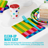 Bright Vibes Luncheon Napkins 6.5