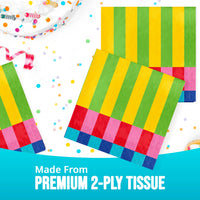 Bright Vibes Luncheon Napkins 6.5
