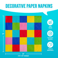 Bright Vibes Beverage Napkins 5